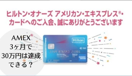 アメックス入会から3ヶ月以内に30万円のカード利用を達成できるのか一般主婦が検証してみた
